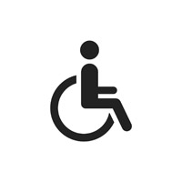 man in wheelchair icon